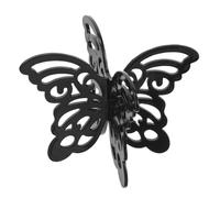 Toyvian Crystal Ball Display Rack Butterfly Shape Iron Base Decorative Sphere Stand for Tabletop Living Bedroom Study Office Decor