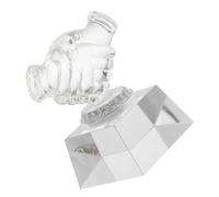 Toyvian Crystal Finger Trophy Made of Lightweight Clear Crystal for Competition Awards Teacher Appreciation Party Prizes Desktop Decor with Delicate Craftsmanship