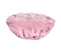 Toyvian Crystal Lotus Centerpiece Artificial Water Lily Decoration with Realistic Detailing Luminous Crystal Craft Ornament for Living and Dining Table Elegant Fake Flower Display