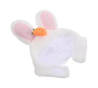 Toyvian Cute Bunny Rabbit Hat with Ears for Cats and Dogs, Breathable Polyester Pet Headwear, Easy to Put and Take, for Holiday Celebrations and Party Costumes