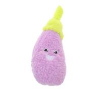 Toyvian Cute Plush Dog Chew Squeaky Eggplant for Pets Interactive Entertainment for Indoor Training Outdoor Fun Durable Plush Design for Puppy Playtime
