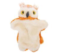 Toyvian Cute Plush Owl Hand Puppet for, Storytelling Animal Stuffed Hand Puppet, Interactive Role Play for, Soft Bird Plush,