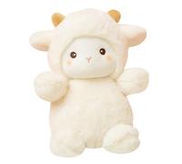 Toyvian Cute Sheep Plush Soothing Cushion for Newborns Boy Girl Adorable Cartoon Sheep Stuffed Animal for Comfort Play Safe Gentle for Skin