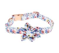 Toyvian Decorative Adjustable Pet Collar for Cats and Dogs Six Petal Daisy Design Comfortable Breathable Adjustable for Everyday Wear Birthdays and Christmas