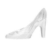 Toyvian Delicate Crystal Shoe Ornaments Glass Slipper Decor for Desktop for Age Regression Stuff and Home Display