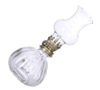 Toyvian Delicate Glass Vintage Style Oil Lamp Retro Kerosene Light Household Necessity Creating Everyday Ambiance Indoor Decorative Accent