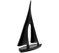 Toyvian Delicate Resin Sailboat Ornament Decorative Sailing Boat Model for Home Office Desktop Nautical Theme Resin Craft with Artistic Design for Home Decor and Random Color