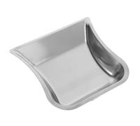 Toyvian Desktop Cleaning Dustpan Handheld Stainless Steel Portable Cleaning Shovel for Office Kitchen Home Use