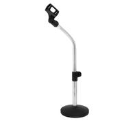 Toyvian Desktop Microphone Stand Adjustable Arm Sturdy Construction Base for Tabletop Use for Streaming and Video Calls Sleek Design