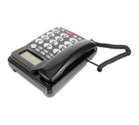 Toyvian Desktop Telephone Black Pvc with User-friendly Installation and Easy Navigation, Classical Look Home Phone for Office and House Use, Reusable Desk Phone with Modern Design
