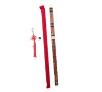 Toyvian Detachable Bamboo Flute E Tone for Beginners in Lightweight Copper and Bamboo Material Chinese Flute with Natural Beautiful Sounds Suitable for Adults and Kids