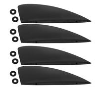 Toyvian Detachable Black 134Mm Center Fin for Stand Up Paddle Board Sup, Surfboard Fin Replacement Kayak and Paddle Board Stabilizer, Suitable for Surfing and Water Sports Accessories