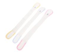 Toyvian Diaper Belt Elastic Fixing Straps 3Pcs Cotton Soft Adjustable Nappy Fasteners for Newborns On-The-Go