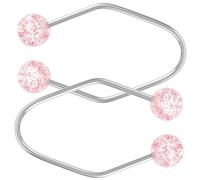 Toyvian Dimple Exerciser Tool Adjustable Intensity Made of Stainless Steel 2pcs Face Dimples Trainer with Artificial Pearl for Women Teens for Home and Travel Use