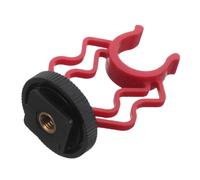 Toyvian Directional Microphone Clip Holder for Portable Lightweight Mic Clamp for DSLR Stable Recording Stand for Interviews and Field