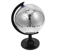 Toyvian Disco Ball Globe Reflective Mirror Sphere Ornament Silver m Size Spinning Decorative Accessory for Office Desk Home Party Event Decoration