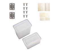 Toyvian DIY Cigarette Case Making Mold Tool Kit with Silicone Square Resin Mold and Wood Frame for Crafting Finished Cigarette Boxes, for Home Decoration and Gift Making
