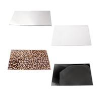 Toyvian Diy Guitar Pickguard Material Self Adhesive Mirror Scratch Plate Acoustic Guitar Pickguard Blank Heat-resistant Scratchproof
