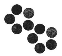 Toyvian DIY Hair Accessory Fabric Circles 400pcs Black 25mm Non-woven Felt Patches for Handmade Headbands Hair Clips Craft Supplies for Hairdressers and DIY Styling