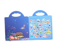 Toyvian DIY Ocean Animal Sticker Book for Engaging Educational Enhances Creativity Imagination for Preschoolers Fun Parent Interaction Activity