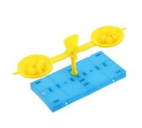 Toyvian DIY Stem Balance Scale for Lightweight Plastic Preschool Science Experiment Tool Classroom and Home Educational Weight Measurement Kit for Physics Learning and Hands Activities