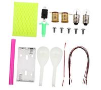 Toyvian Diy Streetlamp Science Experiment Kit Educational Dual-head Model for Understanding Circuits and Power Transmission Safe Practical Learning Toy