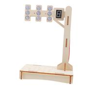 Toyvian DIY Traffic Light Stem Kit for Educational Traffic Signal Model for Classroom and Home Use Hands Science Experiment for Students Enhancing Learning and Creativity