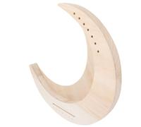 Toyvian DIY Wooden Lyre Harp Portable Musical Instrument for Beginners Compact Lightweight Small Greek Style Lap Harp for Music Practice and Performance