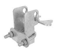 Toyvian Dog Cage Door Lock for Garden Gate and Dog Crate, Silver Iron Pet Enclosure Lock with Silent Operation and Antiescape Design, Heavy Duty Pet Crate Hardware for Secure Backyard Gate