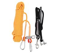 Toyvian Dog Camping Cable Nylon Runner Rope for Outdoor Pet Supply Dog Tie Out Chain for Camping Gear Pet Chain for outside Use