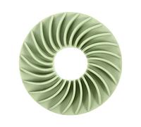 Toyvian Dog Slow Feed Disc Puzzle Bowl Green Slow Feeder Dog Bowl Pet Toy for Puppies