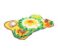 Toyvian Dog Sniffing Mat for Puppies Bone Shaped Interactive Feeding Foraging Mat Multi Use for Training Stylish Design Enhances Olfactory Skills