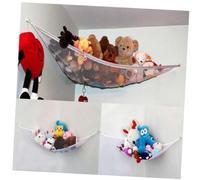 Toyvian Doll Storage Net for Boys and Girls Multi-use Toy Storage Unit Boy Girl Toy Organizer Easy to Install Reinstall