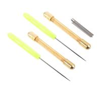 Toyvian Doll Wig Crochet Needles DIY Hair Root Making Tools for Doll Hair Styling and Repair Practical Handcraft Supplies with Varying Pinhole for Fast Bead Loading Random Color