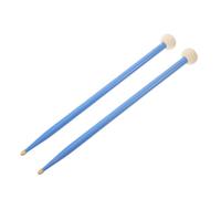Toyvian Double-ended Drumsticks with Felt Head Percussion Mallets for Snare Drums and Timpani, Maple Wood Material with Smooth Sounds and Instrument Protection, for Performance