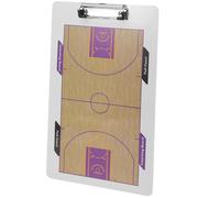Toyvian Double-sided Basketball Coaching Board PVC Dry Erase Clipboard Full Front Court and Extended Half Back Court for Portable Strategy Planning