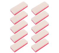 Toyvian Double Sided Foot Pumice Stone 10pcs PU Lightweight Foot Dead Skin Remover with Deep Exfoliation Function for Calluses on Feet, Home and Travel Use