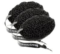 Toyvian Drop-Shaped Non-Latex Shower Sponge Bathing Scrubbers Set of 3 Hydrophilic Polyurethane for Exfoliation and Massage Suitable for and Adult