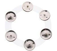 Toyvian Drum Cymbal Accessory Hi-hat Bell Portable Silver Cymbal Bell for Beginners Useful Drum Companion