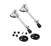 Toyvian Drum Leg Support Stand Stainless Steel Bass Drum Legs 2pcs Replacement for Floor Tom Stability