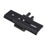 Toyvian Dslr Camera Mount Baseplate Black Alluminum Alloy Guide Bracket | Rod Support for Macro Focusing, Quick Attach Design, Max Bearing 2-5kg, Graduation Party Back to School