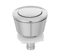 Toyvian Dual Flush Toilet Push Button Replacement for Bathroom Water Tank, Universal Compatibility, Easy Installation, Plastic Material with Sleek Round Design for Efficient Toilet