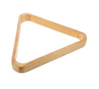 Toyvian Durable Hardwood Billiard Triangle Rack for Pool Table Precise Ball Placement for Snooker Nine Ball Black Eight Sturdy Wooden Accessory for Accurate Game Alignment