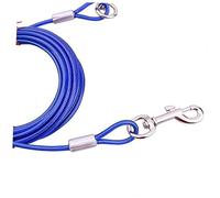 Toyvian Durable Stainless Steel Wire Dog Hauling for Pets for All Breeds Blue Color for Outdoor Use Pet Supplies