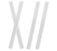 Toyvian Dustpan Rubber Lip Replacement 4pcs 26cm Soft Grey Edge Strips Dustpan Replacement Edge Parts for Household Garbage Shovel Repair and