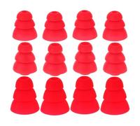 Toyvian Earbud Replacement Tips 18 Pcs Silicone Ear Tips with Anti-Slip Design for Headphones, 3.8mm Sizes, Compatible with Earphones for Sports Activities