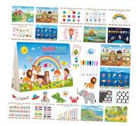 Toyvian Educational Learning Activities for Toddlers Set Fun DIY Activities for Travel and Home Learning