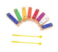 Toyvian Educational Tone Xylophone Wooden Percussion Instrument with Rhythm Sticks for Musical Skill Development and Hand Eye Coordination Glockenspiel for Early Learning