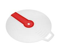 Toyvian Egg Bowl Splatter Guard with Handle, PP Silicone Baking Cover | Centre, Flexible Inner Ring and Ribs, for Batter, Mixers, Home Baking Prep