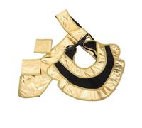 Toyvian Egyptian Pharaoh Costume Set for Men Halloween Costume Accessory with Belt Collar Wristbands Authentic Ancient Egyptian Design for Cosplay Party Themed Events